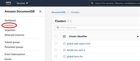 Get Started with Amazon DocumentDB Global Clusters.